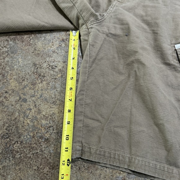 Vintage Y2k Vans Cargo Shorts Skull Brown Size 36 Skater Grunge - Picture 8 of 9